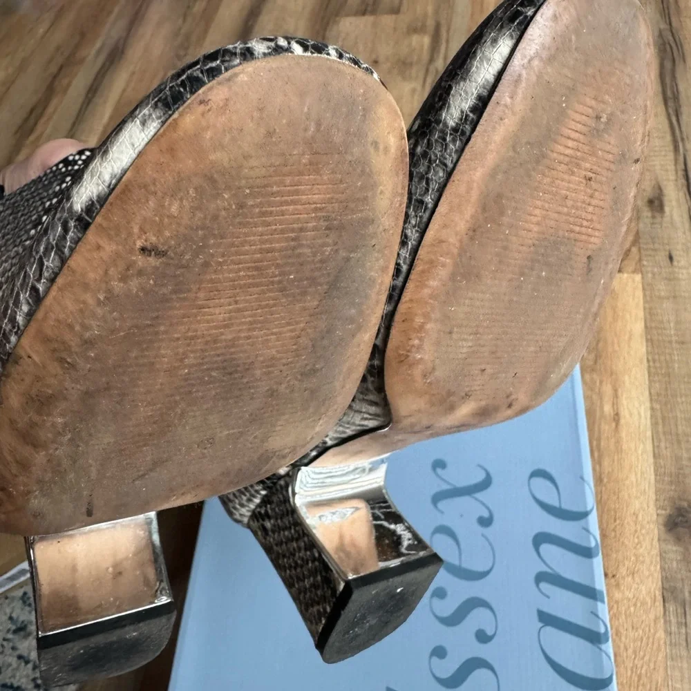 Snake Print Booties - Picture 6 of 7